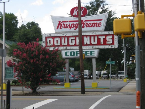 Krispy Kreme! But the sign is not lit. :(
