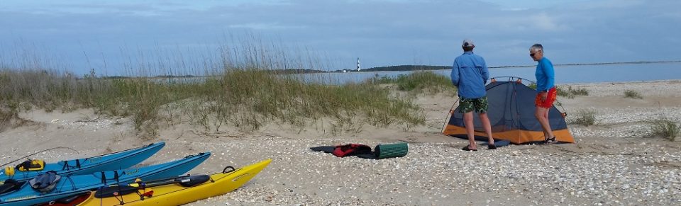 camping at Cape Lookout